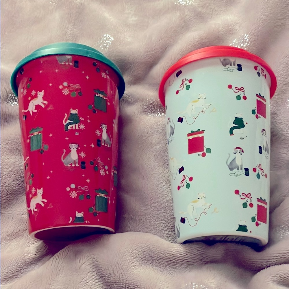 🎄Christmas Cat-Themed Ceramic Tumblers🎄
